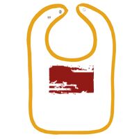 Infant Contrast Trim Terry Bib Thumbnail
