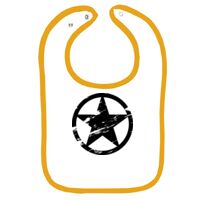 Infant Contrast Trim Terry Bib Thumbnail