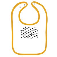 Infant Contrast Trim Terry Bib Thumbnail
