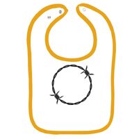 Infant Contrast Trim Terry Bib Thumbnail