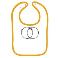 Infant Contrast Trim Terry Bib Thumbnail