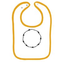 Infant Contrast Trim Terry Bib Thumbnail