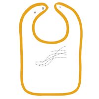 Infant Contrast Trim Terry Bib Thumbnail