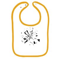 Infant Contrast Trim Terry Bib Thumbnail