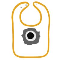 Infant Contrast Trim Terry Bib Thumbnail