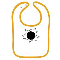 Infant Contrast Trim Terry Bib Thumbnail
