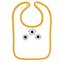 Infant Contrast Trim Terry Bib Thumbnail