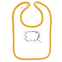 Infant Contrast Trim Terry Bib Thumbnail