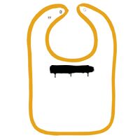 Infant Contrast Trim Terry Bib Thumbnail