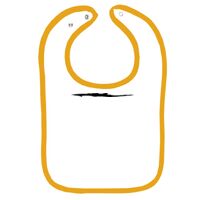 Infant Contrast Trim Terry Bib Thumbnail