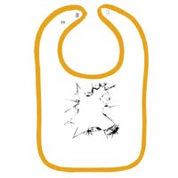Infant Contrast Trim Terry Bib Thumbnail