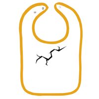 Infant Contrast Trim Terry Bib Thumbnail