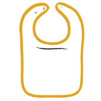 Infant Contrast Trim Terry Bib Thumbnail