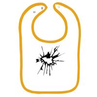 Infant Contrast Trim Terry Bib Thumbnail
