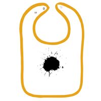 Infant Contrast Trim Terry Bib Thumbnail