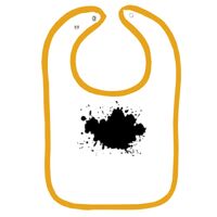 Infant Contrast Trim Terry Bib Thumbnail