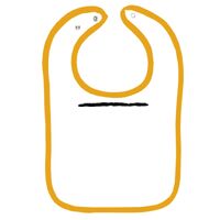 Infant Contrast Trim Terry Bib Thumbnail
