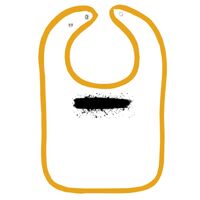 Infant Contrast Trim Terry Bib Thumbnail