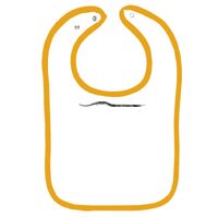 Infant Contrast Trim Terry Bib Thumbnail