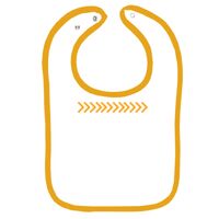 Infant Contrast Trim Terry Bib Thumbnail