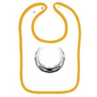 Infant Contrast Trim Terry Bib Thumbnail