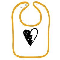 Infant Contrast Trim Terry Bib Thumbnail