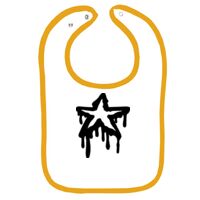 Infant Contrast Trim Terry Bib Thumbnail
