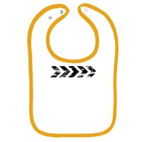 Infant Contrast Trim Terry Bib Thumbnail