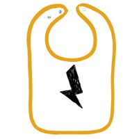 Infant Contrast Trim Terry Bib Thumbnail