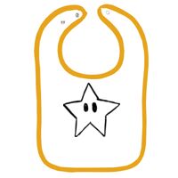 Infant Contrast Trim Terry Bib Thumbnail