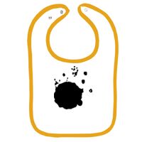 Infant Contrast Trim Terry Bib Thumbnail