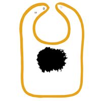 Infant Contrast Trim Terry Bib Thumbnail