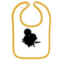 Infant Contrast Trim Terry Bib Thumbnail