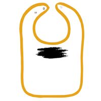 Infant Contrast Trim Terry Bib Thumbnail