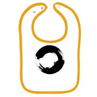 Infant Contrast Trim Terry Bib Thumbnail