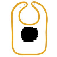 Infant Contrast Trim Terry Bib Thumbnail