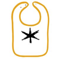 Infant Contrast Trim Terry Bib Thumbnail