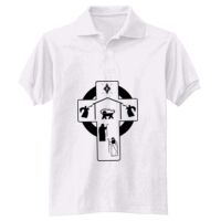 Adult EcoSmart® Jersey Knit Polo Thumbnail