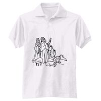 Adult EcoSmart® Jersey Knit Polo Thumbnail