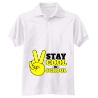 Adult EcoSmart® Jersey Knit Polo Thumbnail