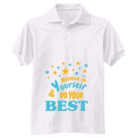 Adult EcoSmart® Jersey Knit Polo Thumbnail