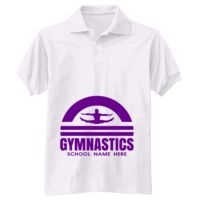 Adult EcoSmart® Jersey Knit Polo Thumbnail