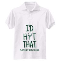 Adult EcoSmart® Jersey Knit Polo Thumbnail