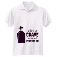 Adult EcoSmart® Jersey Knit Polo Thumbnail