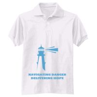 Adult EcoSmart® Jersey Knit Polo Thumbnail