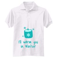 Adult EcoSmart® Jersey Knit Polo Thumbnail