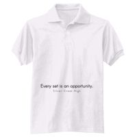 Adult EcoSmart® Jersey Knit Polo Thumbnail