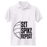 Adult EcoSmart® Jersey Knit Polo Thumbnail