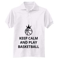 Adult EcoSmart® Jersey Knit Polo Thumbnail