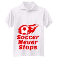 Adult EcoSmart® Jersey Knit Polo Thumbnail